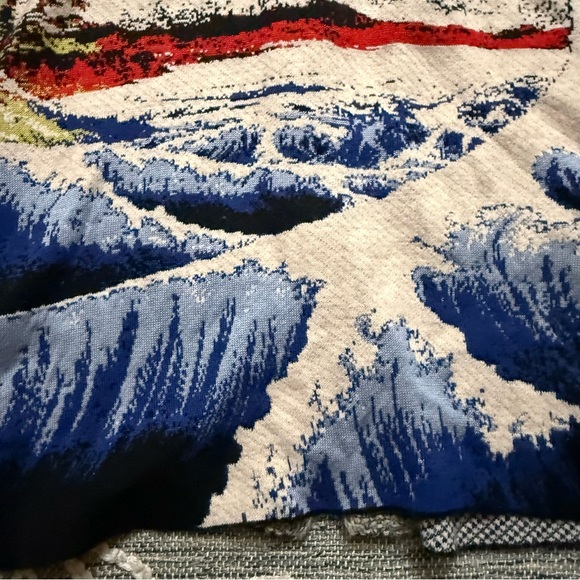 Anthropologie Aldo Martins Ocean Funnel Neck Sweater Coat M ❗️ - Picture 7 of 10